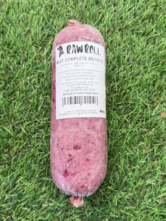 Raw Rolls Beef Chubb 460g