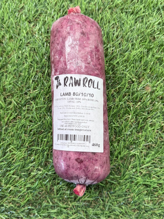 Raw Rolls Lamb Chubb 460g