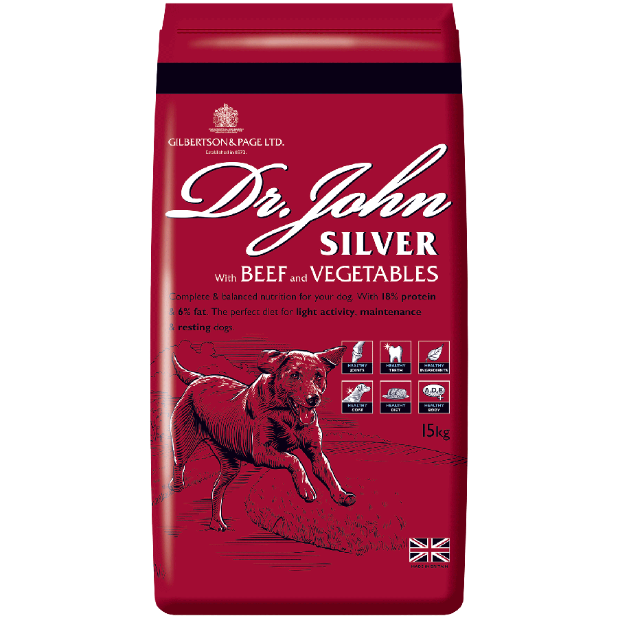 Dr Johns Silver Beef & Veg 15kg
