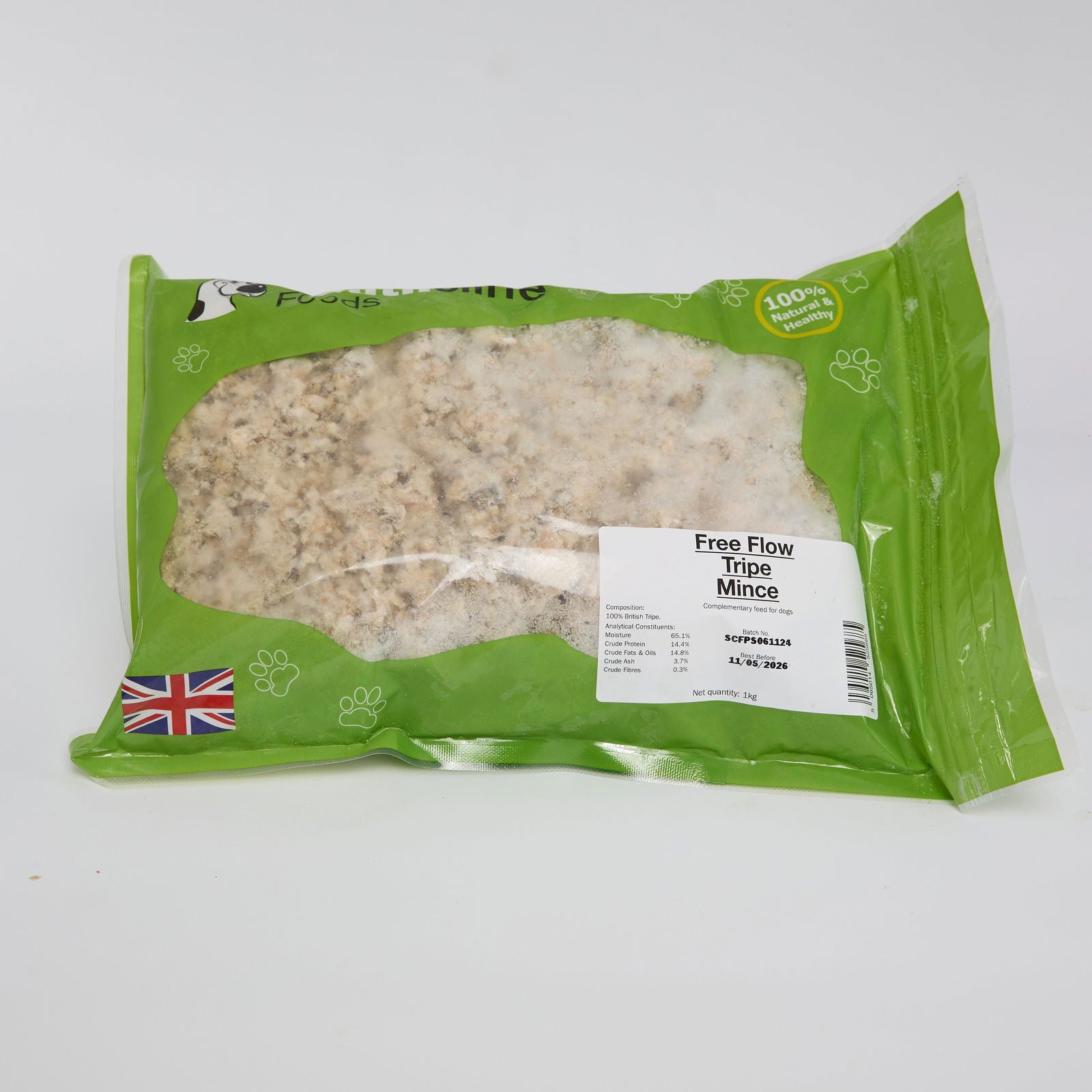 Southcliffe Freeflow Tripe mince 1kg - Raw To Your Door