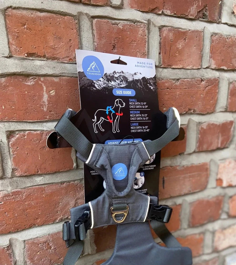 Tough Dog Explorer Harness Grey - Raw To Your Door