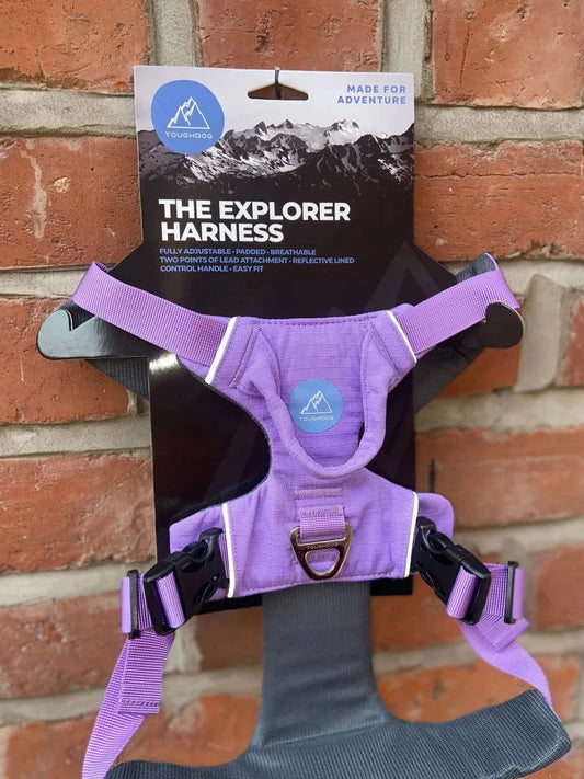 Tough Dog Explorer Harness Purple - Raw To Your Door