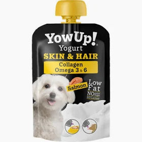 Yowup Dog Yoghurt Skin & Hair Salmon Flavour 115g
