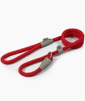 Ancol Viva Reflective Slip Lead  Red 1.5m