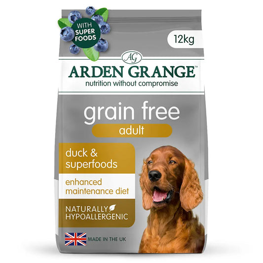 Arden Grange Grain Free Adult Duck & Superfoods 12kg