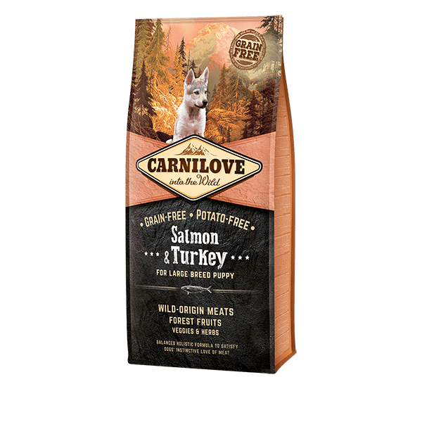 Carnilove Salmon & Turkey Large Breed Puppy 1.5kg