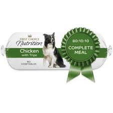 First Choice Chicken & Tripe 80/10/10 sausage 1kg