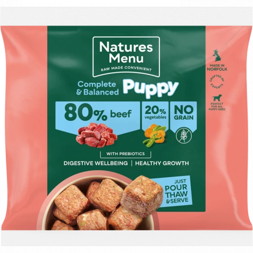 Natures Menu Puppy Beef Nuggets 1kg