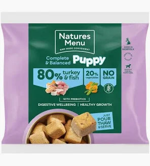 Natues menu Turkey Puppy Nuggets 1kg