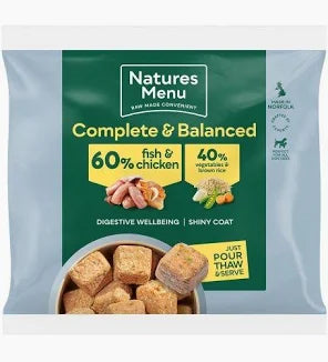 Natures Menu Chicken & Fish 60/40 Nuggets 1kg