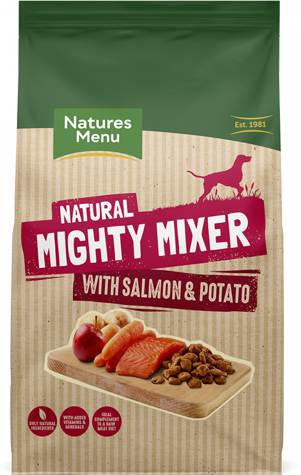 Natures Menu Mighty Mixer With Salmon & Potato 2kg