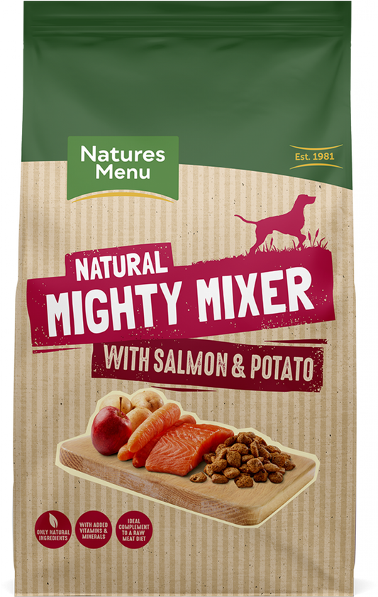 Natures Menu Mighty Mixer With Salmon & Potato 2kg