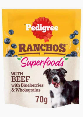 Pedigree Ranchos Superfoods With Beef 70g