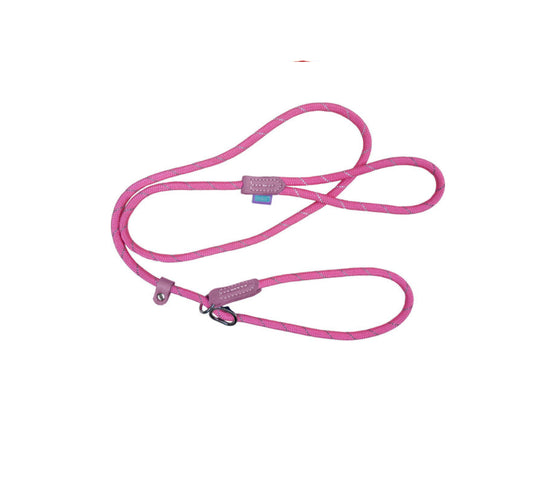 Dog & Co Soft touch 60" Rope Slip Lead Pink