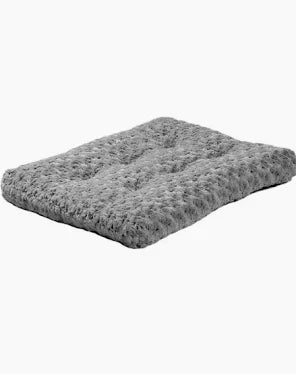 Quiet Time swirl Plush bed (Grey) 117x74