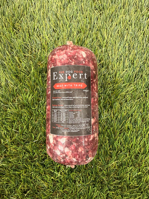 The Dog Food Expert Sausages 500g  Singles