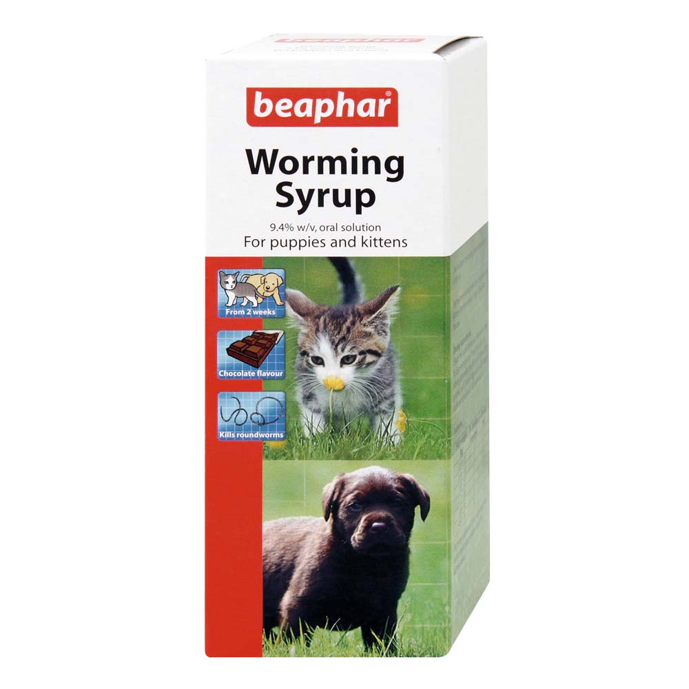 Beaphar worming syrup 45ml