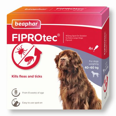 Beaphar FIPROtec 402mg Spoton For XL Dogs 40-60kg