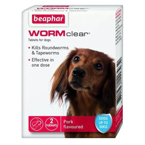 Beaphar Worm Clear Upto 20kg