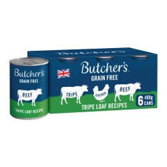 Butcher's Tripe Loaf Recipes Dog Food Cans 6pk