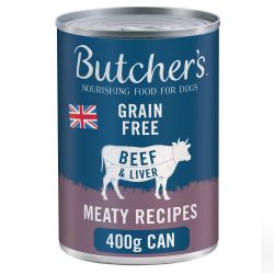 Butchers Beef & Liver Meaty Recipe Tin 400g