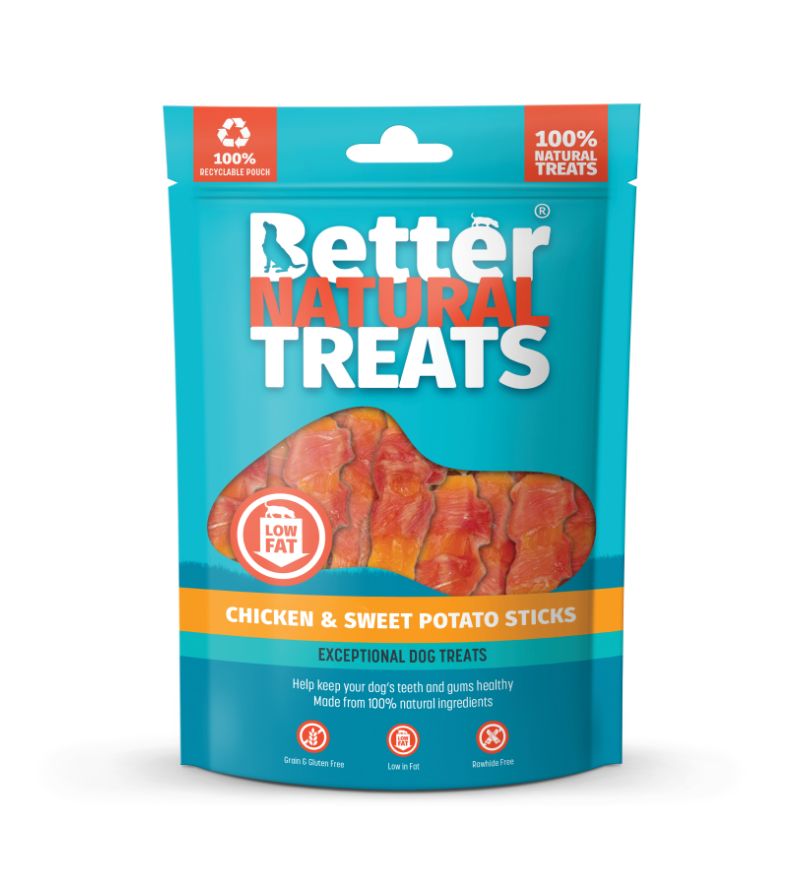 BNT Chicken & Sweet Potato Sticks 90g