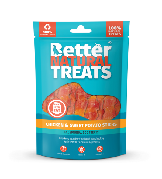 BNT Chicken & Sweet Potato Sticks 90g