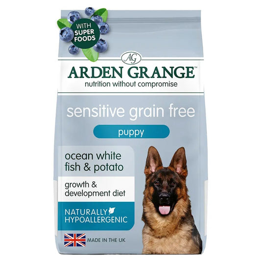 Arden Grange Sensitive Puppy/Junior Ocean White Fish & Potato 2kg