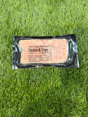 Raw Treat Chicken & Tripe Mince 80/10/10 Single 500g