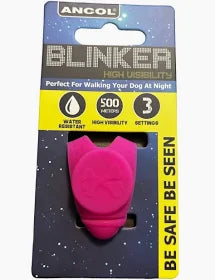 Ancol Flashing Blinker Pink