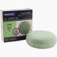 Ancol Little Stinker Dog Shampoo Soap Bar Green Apple