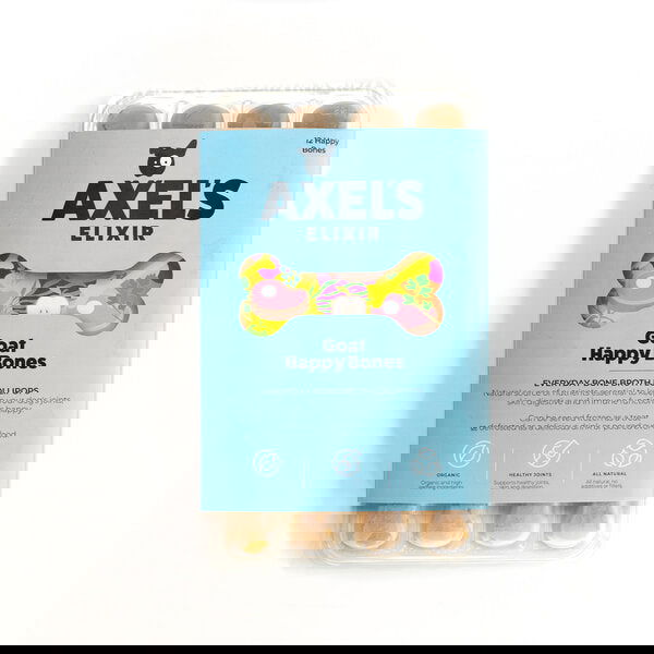 Axels Elixir Goat Happy bones 12pk - Raw To Your Door