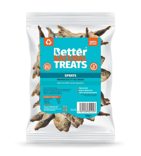 BNT High Quality Sprats 100g - Raw To Your Door