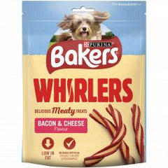 Bakers Dog Treat Bacon and Cheese Whirlers 130g - Raw To Your Door