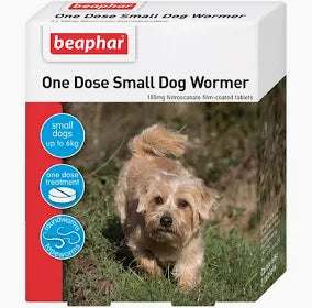 Beaphar 1 dose small dog wormer upto 6kg
