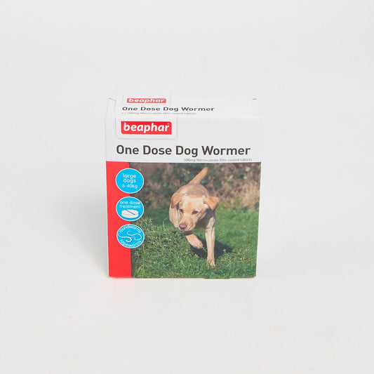 Beaphar 1 Dose Dog Wormer 6-40kg - Raw To Your Door