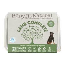 BenyFit Lamb Complete Adult Working Raw - Raw To Your Door