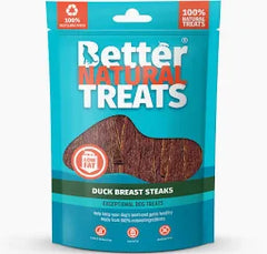 Better Natural treats Duck breast steaks 1kg Bulk Bag