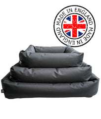 Black Waterproof Chunky Comfort Bed - Raw To Your Door