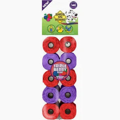 Bob Refills Poo Bags Berry Scent 140pk