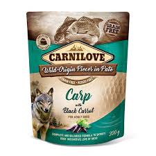 Carnilove Carp With Black Carrot Pate Pouch 300g - Raw To Your Door