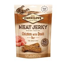 Carnilove Meat Jerky Chicken With Quail 100g - Raw To Your Door