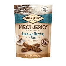 Carnilove Meaty Jerky Duck With Herring 100g - Raw To Your Door