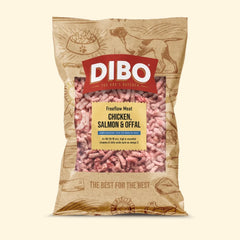 DIBO CHICKEN, SALMON & OFFAL FREEFLOW 1KG