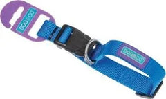 Dog & Co Plain Nylon Collar Blue Small