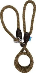 Dog & Co Super soft 14mm Rope Slip Lead Purple Khaki