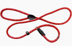 Dog & Co Super soft 8mm 60" Rope Slip Lead Red