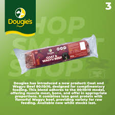 Dougies Goat & Wagyu Beef 80/10/10 560g