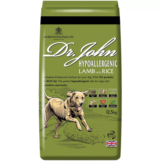 Dr Johns Hypoallergenic Lamb & Rice 12.5kg