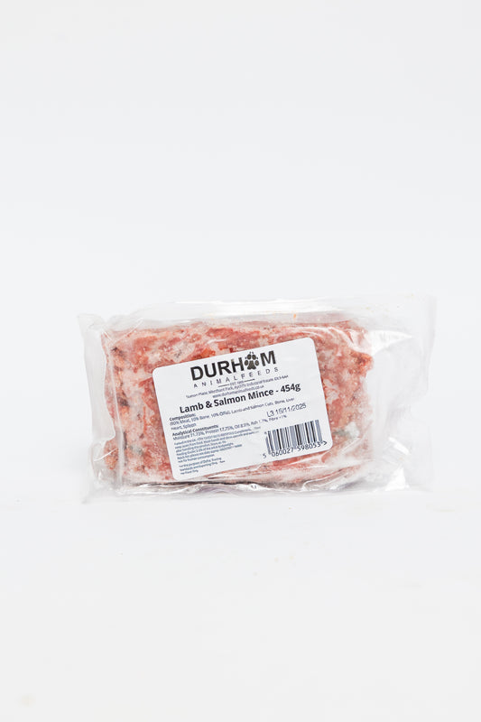 Durham Singles 454g Lamb & Salmon Mince